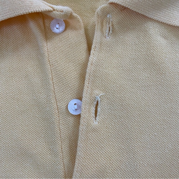 Lacoste Vintage Men’s yellow polo. Size Large. See chart. - Picture 8 of 13